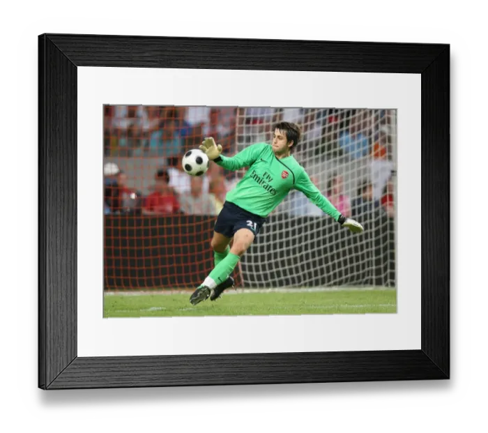 Framed Print : Arsenal's Lukasz Fabianski in Action at the Amsterdam Tournament vs Seville, 2008