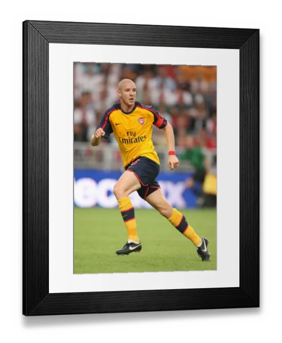 Framed Print : Philippe Senderos in Action for Arsenal against Sevilla at the Amsterdam Tournament, 2008 Framed Print : Philippe Senderos in Action for Arsenal against Sevilla at the Amsterdam Tournament, 2008