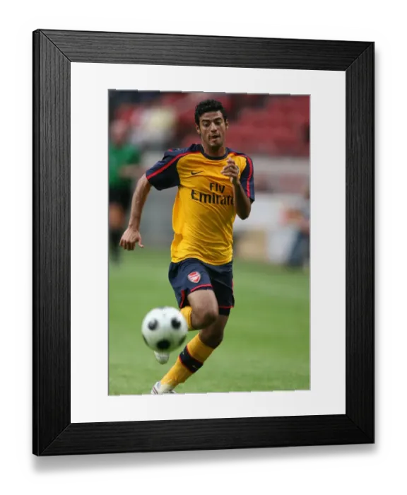 Framed Print : Carlos Vela in Action for Arsenal against Seville at the Amsterdam Tournament, 2008 Framed Print : Carlos Vela in Action for Arsenal against Seville at the Amsterdam Tournament, 2008