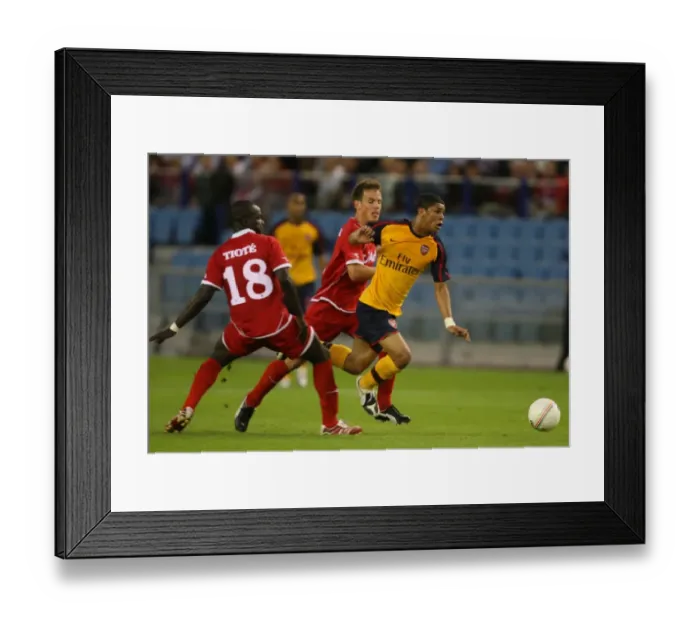 Framed Print : Arsenal's Double Victory over Tiote: 2-0 FC Twente in Champions League Qualifiers, 2008 Framed Print : Arsenal's Double Victory over Tiote: 2-0 FC Twente in Champions League Qualifiers, 2008