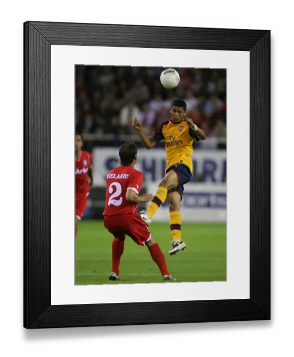 Framed Print : Denulson (Arsenal) Robbie Wielaert (FC Twente) Framed Print : Denulson (Arsenal) Robbie Wielaert (FC Twente)