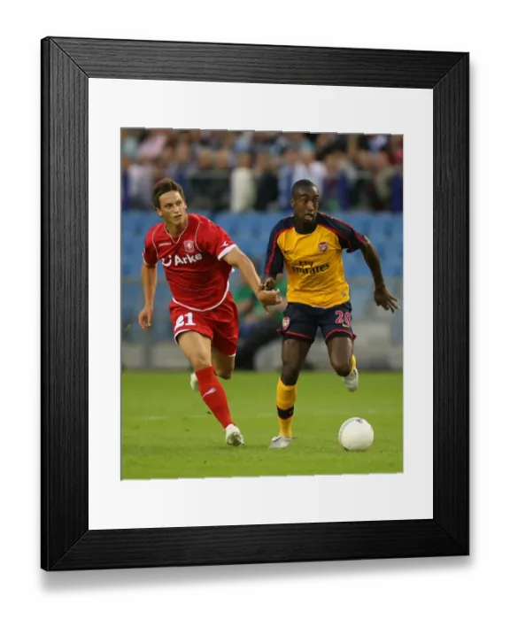 Framed Print : Djourou and Arnautovic Lead Arsenal to Victory: FC Twente 0-2 Arsenal, Champions League Qualifier, 2008 Framed Print : Djourou and Arnautovic Lead Arsenal to Victory: FC Twente 0-2 Arsenal, Champions League Qualifier, 2008