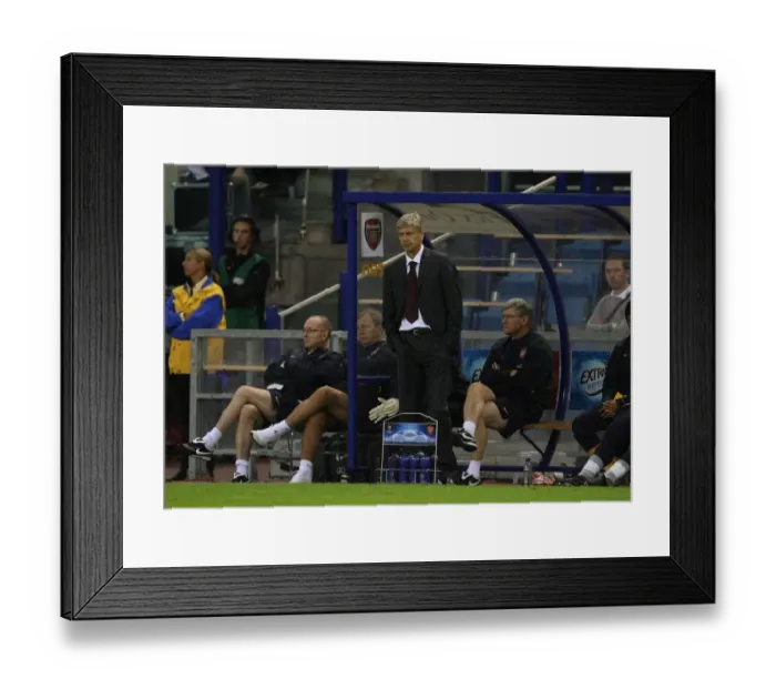 Framed Print : Arsene Wenger Guides Arsenal to Champions League Victory over FC Twente (2008) Framed Print : Arsene Wenger Guides Arsenal to Champions League Victory over FC Twente (2008)