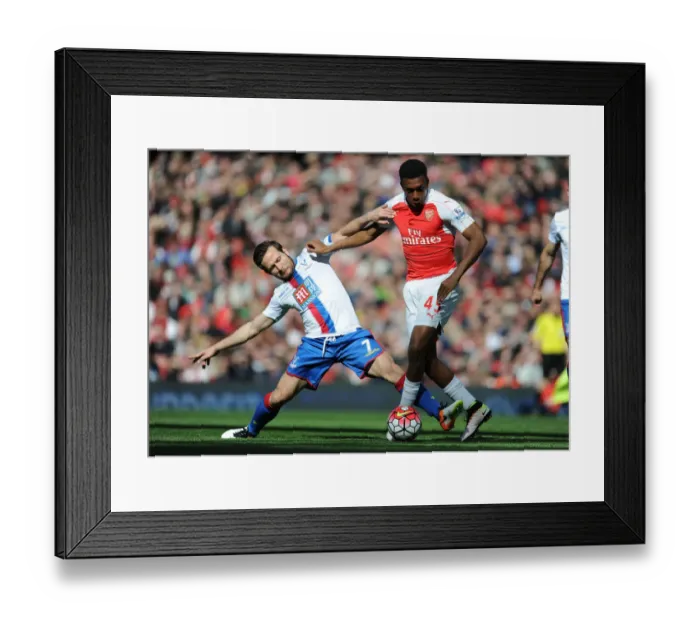 Framed Print : Intense Rivalry: Iwobi vs Cabaye Clash in Arsenal vs Crystal Palace Premier League Showdown Framed Print : Intense Rivalry: Iwobi vs Cabaye Clash in Arsenal vs Crystal Palace Premier League Showdown