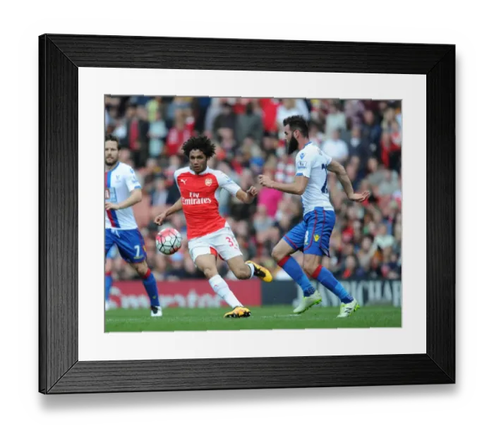 Framed Print : Intense Rivalry: Elneny vs Ledley Clash at Arsenal vs Crystal Palace (Premier League 2015-16) Framed Print : Intense Rivalry: Elneny vs Ledley Clash at Arsenal vs Crystal Palace (Premier League 2015-16)