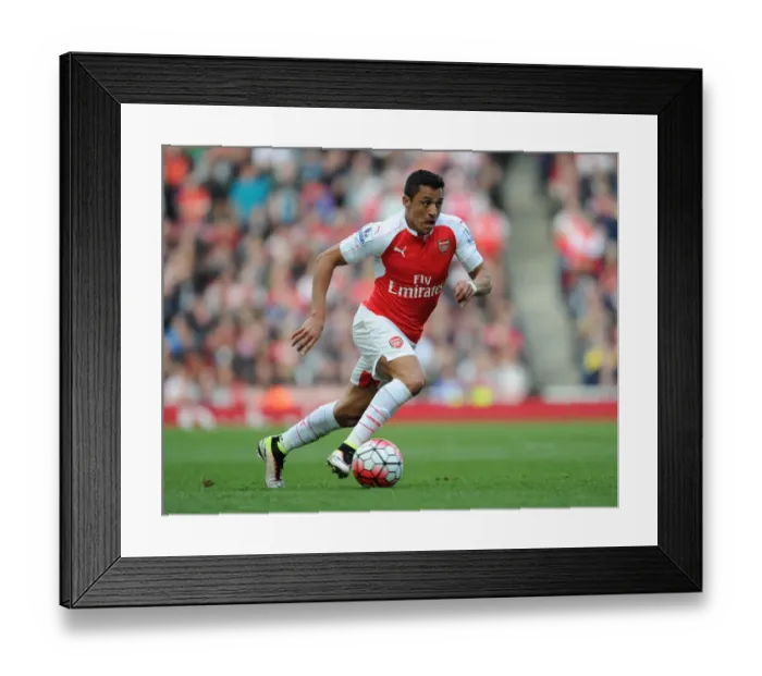Framed Print : Arsenal's Alexis Sanchez in Action: Arsenal vs. Crystal Palace (Premier League 2015-16) Framed Print : Arsenal's Alexis Sanchez in Action: Arsenal vs. Crystal Palace (Premier League 2015-16)