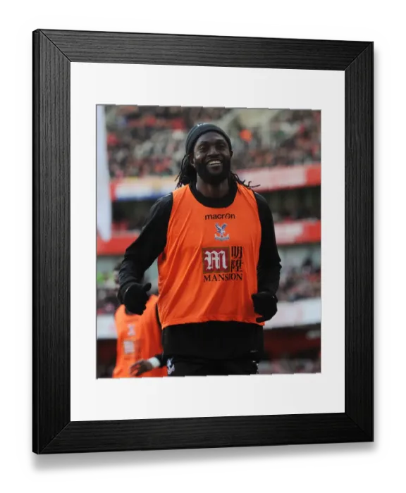Framed Print : Adebayor Returns: Arsenal vs Crystal Palace Clash (2015-16) Framed Print : Adebayor Returns: Arsenal vs Crystal Palace Clash (2015-16)