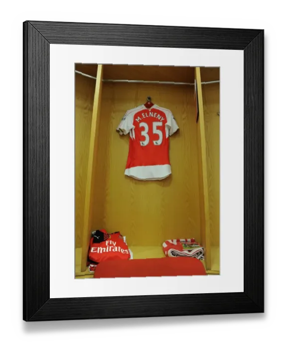 Framed Print : Mohamed Elneny's Match-Ready Arsenal Jersey: Arsenal FC vs Crystal Palace (Premier League, 2016) Framed Print : Mohamed Elneny's Match-Ready Arsenal Jersey: Arsenal FC vs Crystal Palace (Premier League, 2016)
