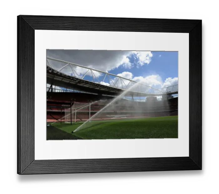Framed Print : Emirates Stadium: Preparing the Pitch for Arsenal's Clash against Crystal Palace (2015-16) Framed Print : Emirates Stadium: Preparing the Pitch for Arsenal's Clash against Crystal Palace (2015-16)