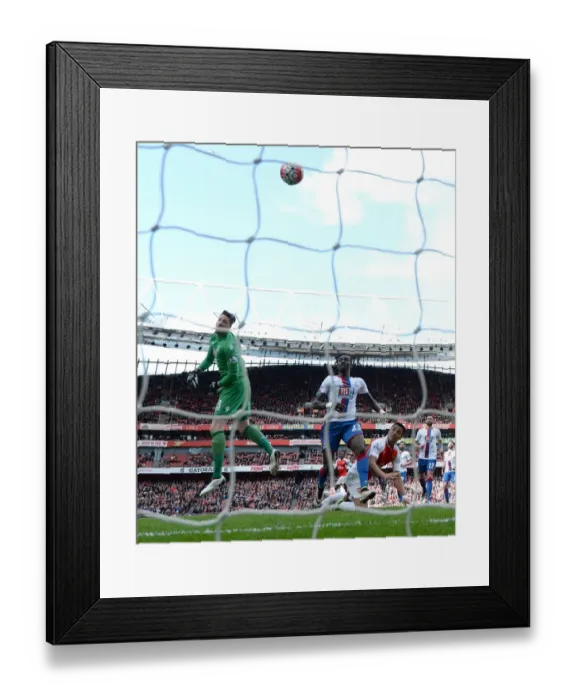 Framed Print : Alexis Sanchez's Dramatic Header: Arsenal's Winning Goal Against Crystal Palace, Premier League 2015-16 Framed Print : Alexis Sanchez's Dramatic Header: Arsenal's Winning Goal Against Crystal Palace, Premier League 2015-16