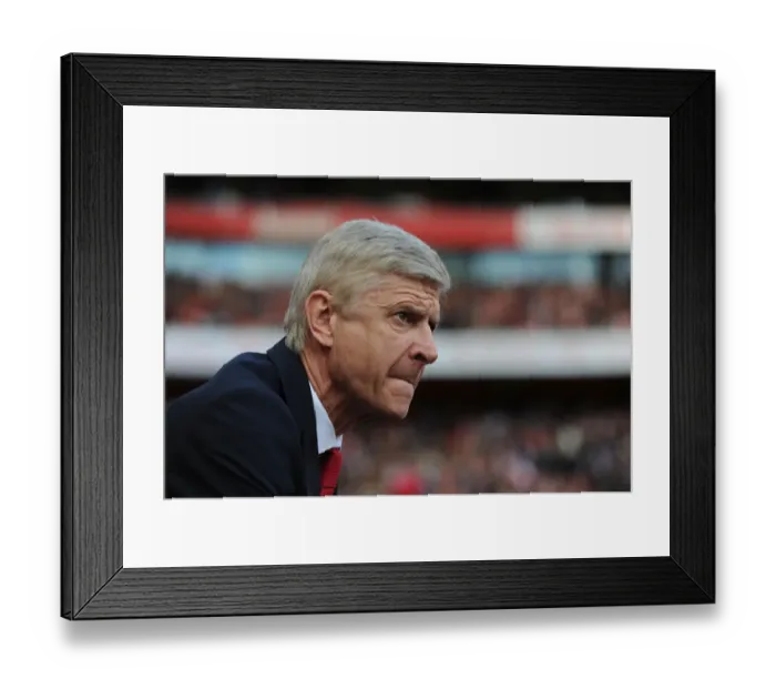 Framed Print : Arsene Wenger: Arsenal Manager before Arsenal vs Crystal Palace, Premier League 2015-16 Framed Print : Arsene Wenger: Arsenal Manager before Arsenal vs Crystal Palace, Premier League 2015-16