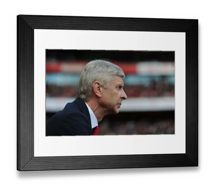 Framed Print : Arsene Wenger: Arsenal Manager Before Arsenal vs Crystal Palace, 2015-16 Framed Print : Arsene Wenger: Arsenal Manager Before Arsenal vs Crystal Palace, 2015-16