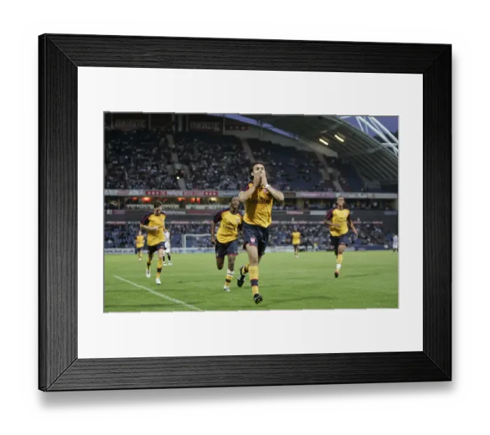Framed Print : Nacer Barazite's Goal Celebration: Arsenal's 2-1 Pre-Season Victory Over Huddersfield, 2008 Framed Print : Nacer Barazite's Goal Celebration: Arsenal's 2-1 Pre-Season Victory Over Huddersfield, 2008
