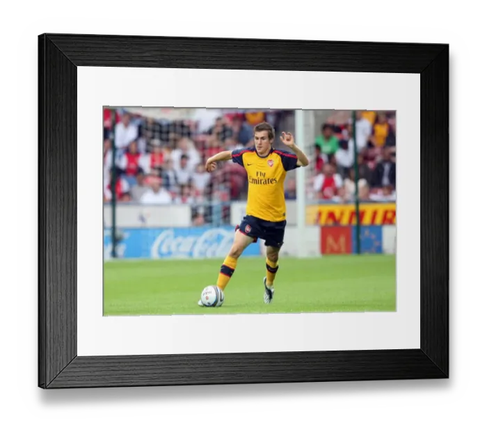 Framed Print : Aaron Ramsey's Debut: Arsenal's 2-1 Win Over Huddersfield, Pre-Season Friendly, August 2008
