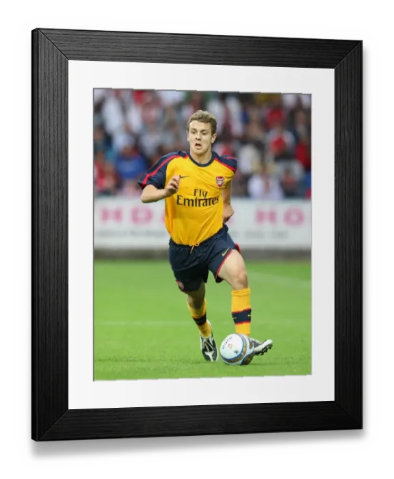 Framed Print : Jack Wilshere Shines: Arsenal's 2-1 Pre-Season Victory over Huddersfield, 2008