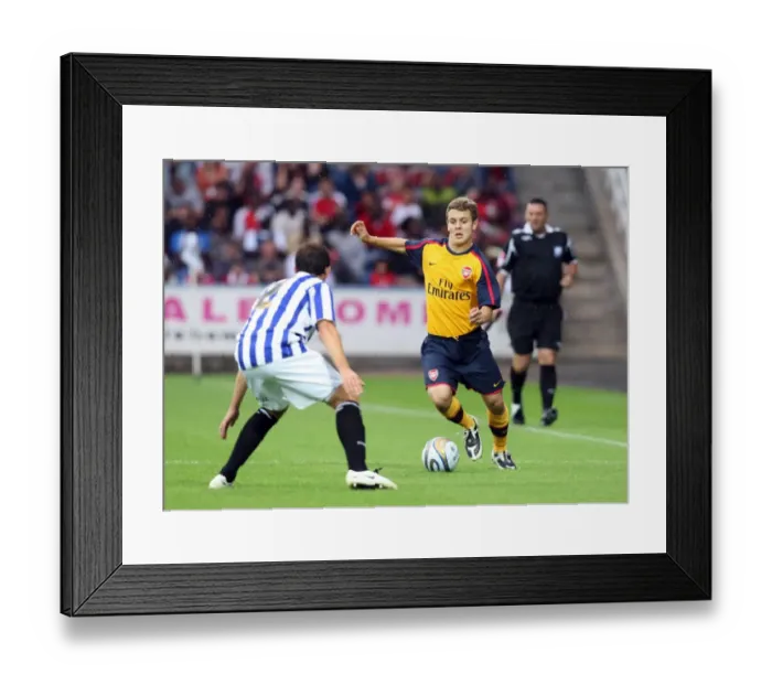 Framed Print : Jack Wilshere (Arsenal) Andy Holdsworth (Huddersfield)