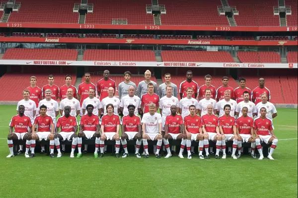 Back row (left to right): Jack Wilshere