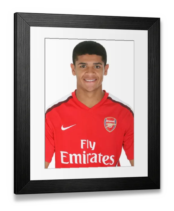 Framed Print : Arsenal Team Photocall: Denilson at Emirates Stadium (August 2008) Framed Print : Arsenal Team Photocall: Denilson at Emirates Stadium (August 2008)
