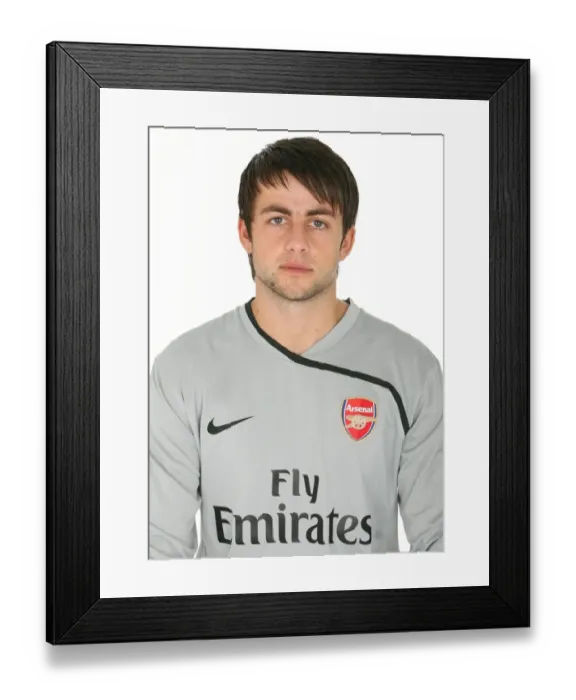Framed Print : Arsenal Football Club: Lukasz Fabianski at Emirates Stadium, 2008