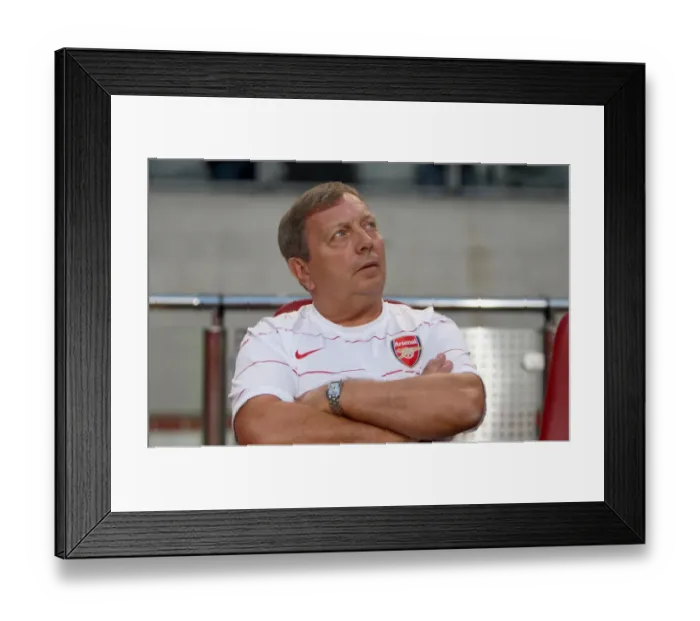 Framed Print : Vic Akers (Arsenal Kit Man) Framed Print : Vic Akers (Arsenal Kit Man)
