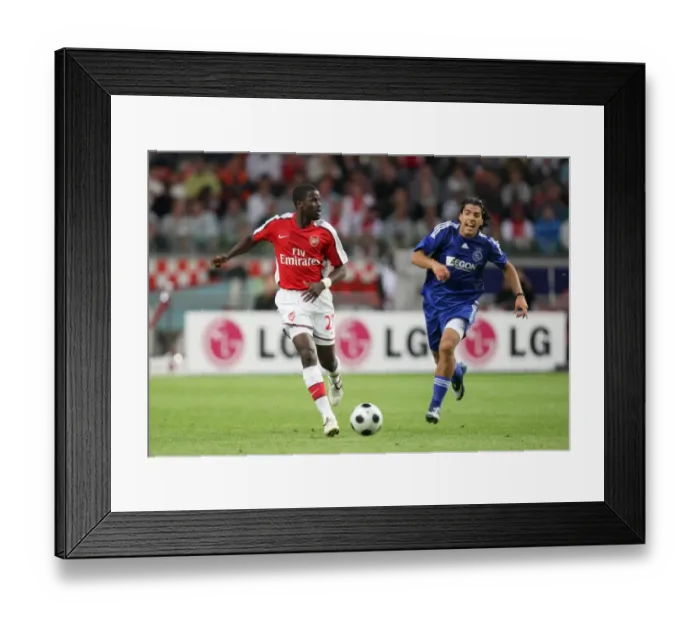 Framed Print : Emmanuel Eboue (Arsenal) Luis Suarez (Ajax) Framed Print : Emmanuel Eboue (Arsenal) Luis Suarez (Ajax)