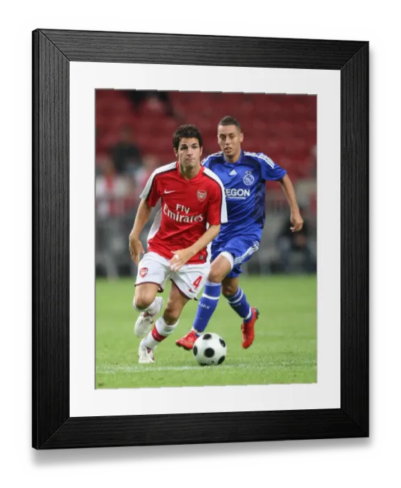 Framed Print : Cesc Fabregas (Arsenal) Ismail Assati (Ajax)