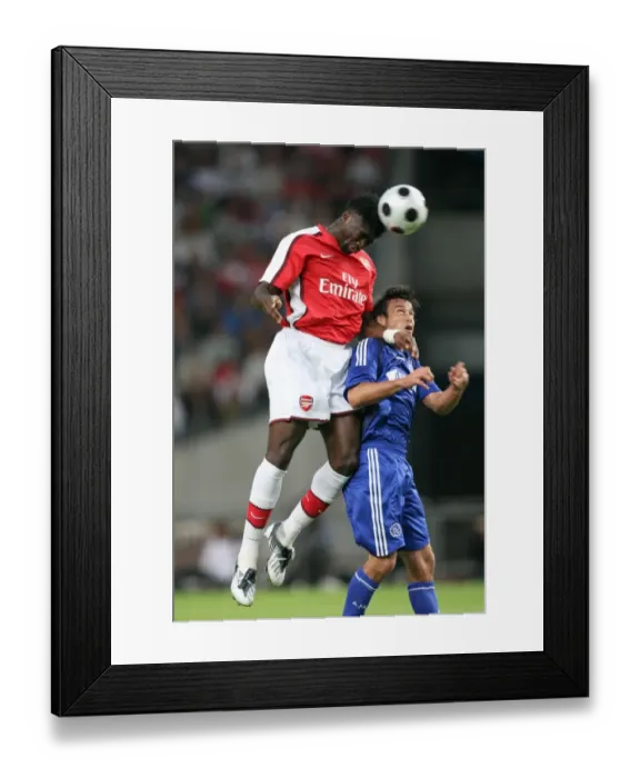Framed Print : Kolo Toure (Arsenal) Dario Cvitanich (Ajax) Framed Print : Kolo Toure (Arsenal) Dario Cvitanich (Ajax)