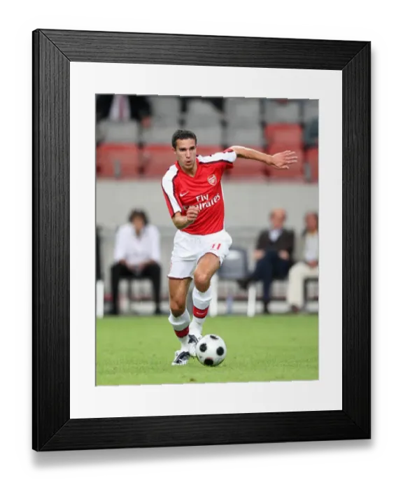 Framed Print : Robin van Persie's Thrilling Goals: Arsenal's Amsterdam Tournament Victory (2008) - Ajax 2:3 Arsenal