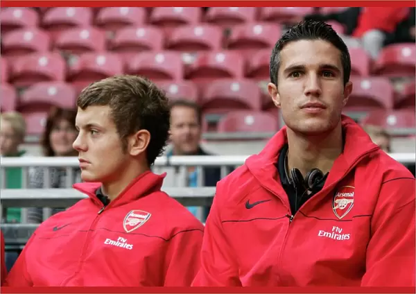 Jack Wilshere and Robin van Persie (Arsenal)