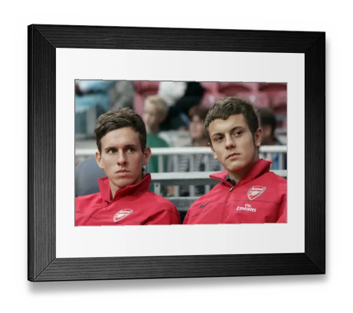 Framed Print : Jack Wilshere and Mark Randall (Arsenal)