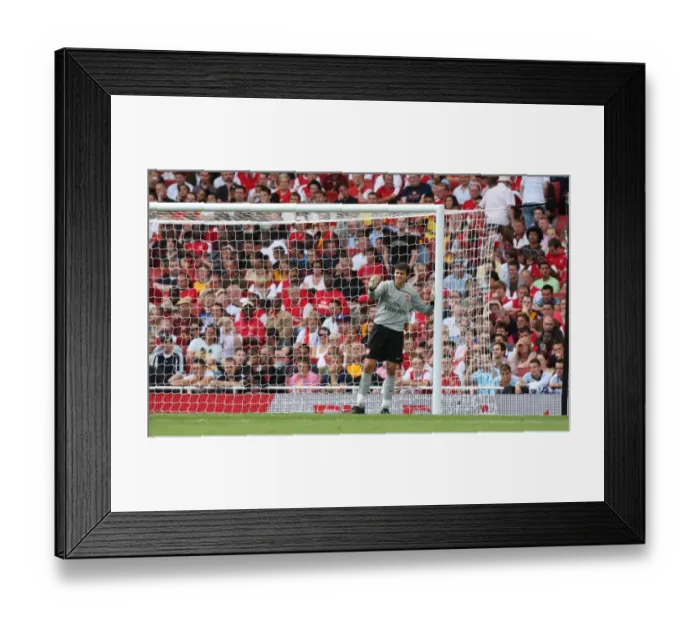 Framed Print : Lukasz Fabianski Concedes in Arsenal's 0:1 Loss to Juventus - Emirates Cup, Day One