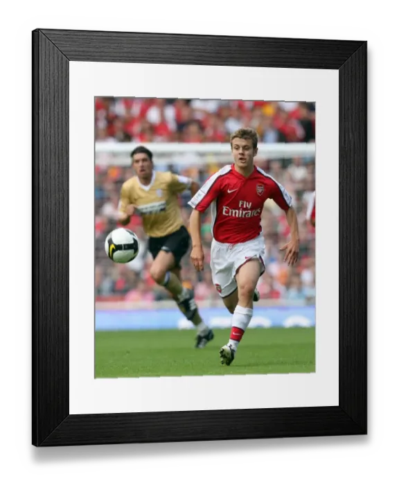 Framed Print : Jack Wilshere's Debut: Arsenal vs. Juventus, Emirates Cup 2008 (0-1)