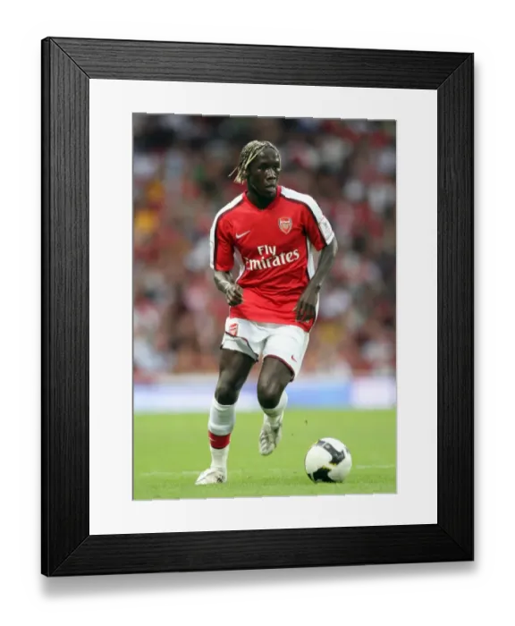 Framed Print : Bacary Sagna's Victory: Arsenal 1-0 Real Madrid, Emirates Cup 2008