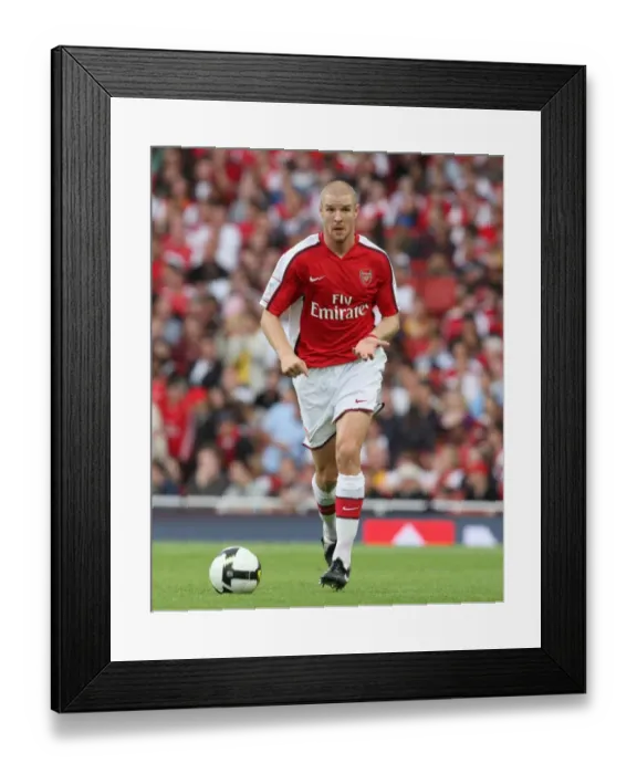 Framed Print : Senderos's Game-Winning Goal: Arsenal 1-0 Real Madrid, Emirates Cup 2008