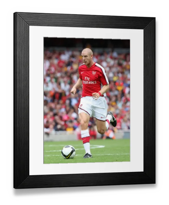 Framed Print : Philippe Senderos Thriller: Arsenal's Historic 1-0 Victory Over Real Madrid at Emirates Cup, 2008 Framed Print : Philippe Senderos Thriller: Arsenal's Historic 1-0 Victory Over Real Madrid at Emirates Cup, 2008