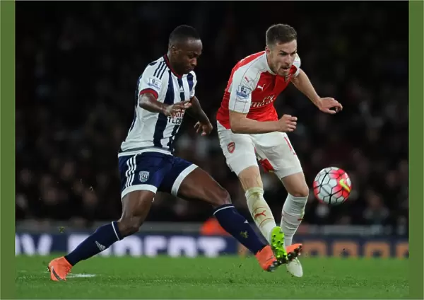 Intense Rivalry: Ramsey vs. Berahino Clash at Arsenal vs. West Brom (April 2016)