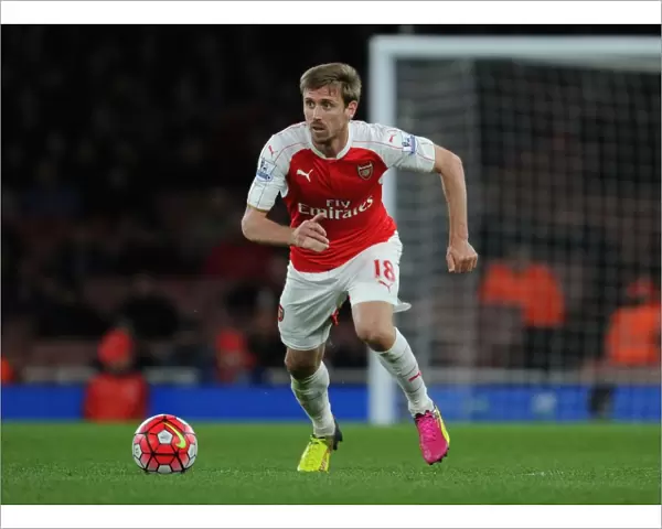 Arsenal's Nacho Monreal in Action: Arsenal vs. West Bromwich Albion (2015-16)