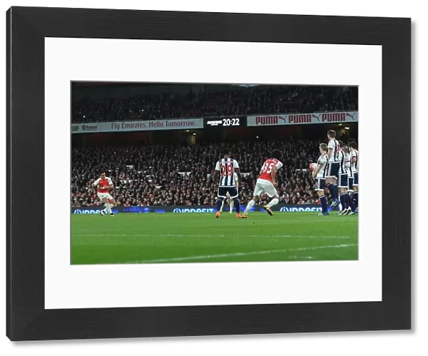 Alexis Sanchez Scores His Second Goal: Arsenal's Victory Over West Bromwich Albion in the Premier League 2015-16