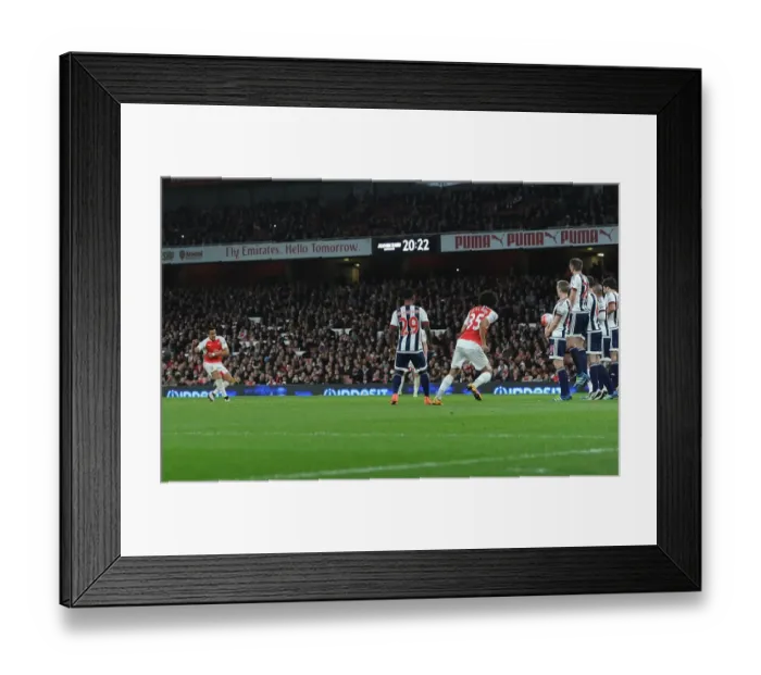 Framed Print : Alexis Sanchez Scores His Second Goal: Arsenal's Victory Over West Bromwich Albion in the Premier League 2015-16 Framed Print : Alexis Sanchez Scores His Second Goal: Arsenal's Victory Over West Bromwich Albion in the Premier League 2015-16