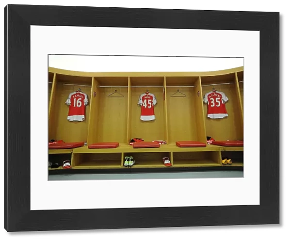 Arsenal Pre-Match Changing Room: Arsenal vs West Bromwich Albion (2015-16)