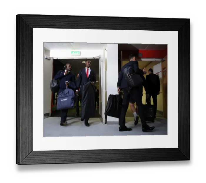 Framed Print : Arsenal Players Joel Campbell and Danny Welbeck Arrive at Emirates Stadium before Arsenal vs West Bromwich Albion, Premier League 2016 Framed Print : Arsenal Players Joel Campbell and Danny Welbeck Arrive at Emirates Stadium before Arsenal vs West Bromwich Albion, Premier League 2016