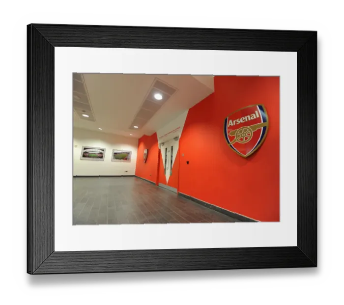Framed Print : Arsenal Players Entrance: Arsenal vs. West Bromwich Albion, Premier League 2015-16