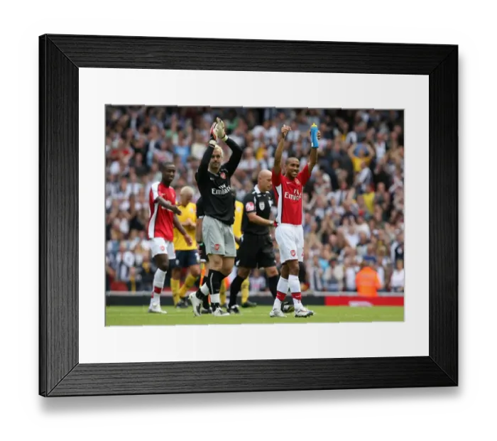 Framed Print : Gael Clichy and Manuel Almunia (Arsenal) Framed Print : Gael Clichy and Manuel Almunia (Arsenal)