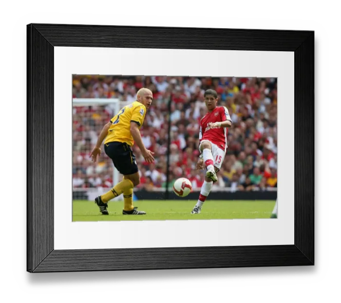 Framed Print : Denilson (Arsenal) Carl Hoefkens (WBA) Framed Print : Denilson (Arsenal) Carl Hoefkens (WBA)