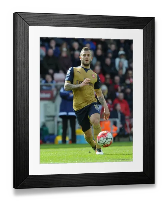 Framed Print : Jack Wilshere in Action: Arsenal vs. Sunderland (Premier League 2015-16) Framed Print : Jack Wilshere in Action: Arsenal vs. Sunderland (Premier League 2015-16)