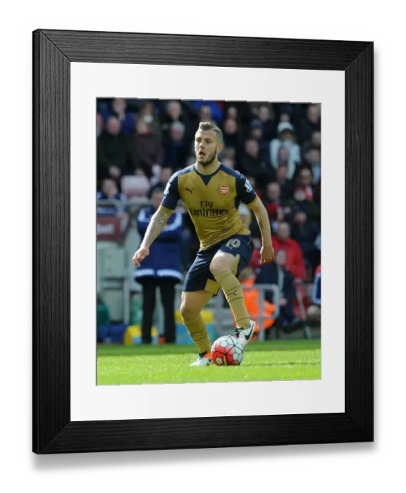Framed Print : Jack Wilshere in Action: Arsenal vs. Sunderland (Premier League 2015-16) Framed Print : Jack Wilshere in Action: Arsenal vs. Sunderland (Premier League 2015-16)