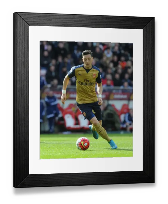 Framed Print : Jack Wilshere in Action: Arsenal vs. Sunderland (2015-16 Premier League)