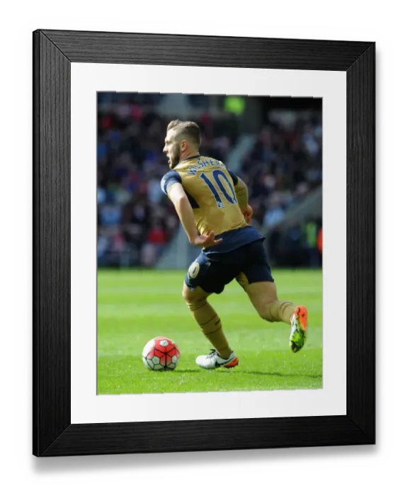 Framed Print : Jack Wilshere in Action: Arsenal vs. Sunderland (Premier League 2015-16) Framed Print : Jack Wilshere in Action: Arsenal vs. Sunderland (Premier League 2015-16)