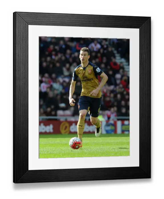 Framed Print : Arsenal's Laurent Koscielny in Action: Sunderland vs. Arsenal (2015-16 Premier League) Framed Print : Arsenal's Laurent Koscielny in Action: Sunderland vs. Arsenal (2015-16 Premier League)