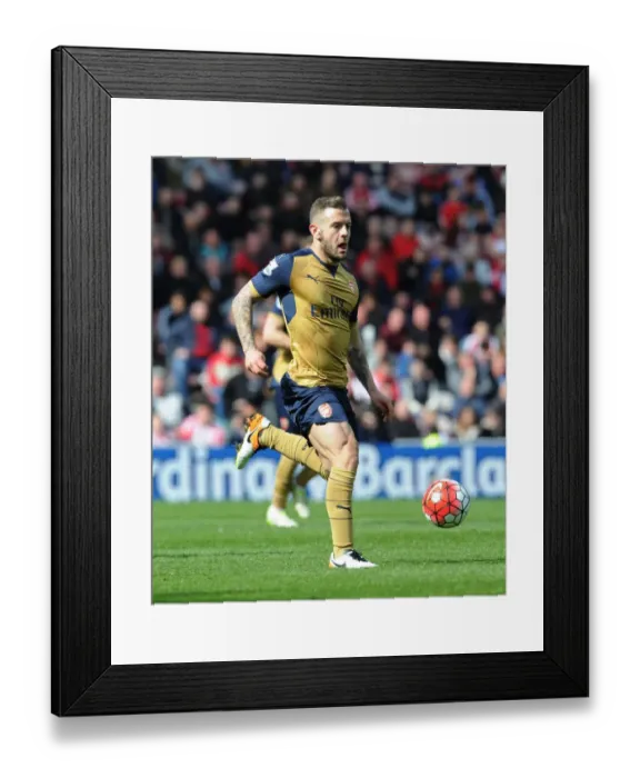 Framed Print : Jack Wilshere in Action: Arsenal vs. Sunderland (2015-16) Framed Print : Jack Wilshere in Action: Arsenal vs. Sunderland (2015-16)